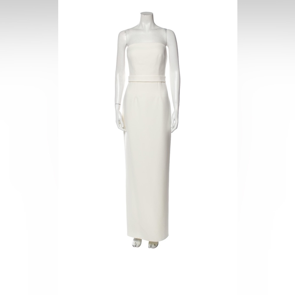 Safiyaa White Evening Gown